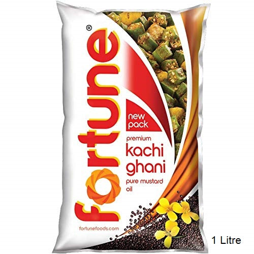 Fortune kachi ghani oil 1L ( sarso oil )