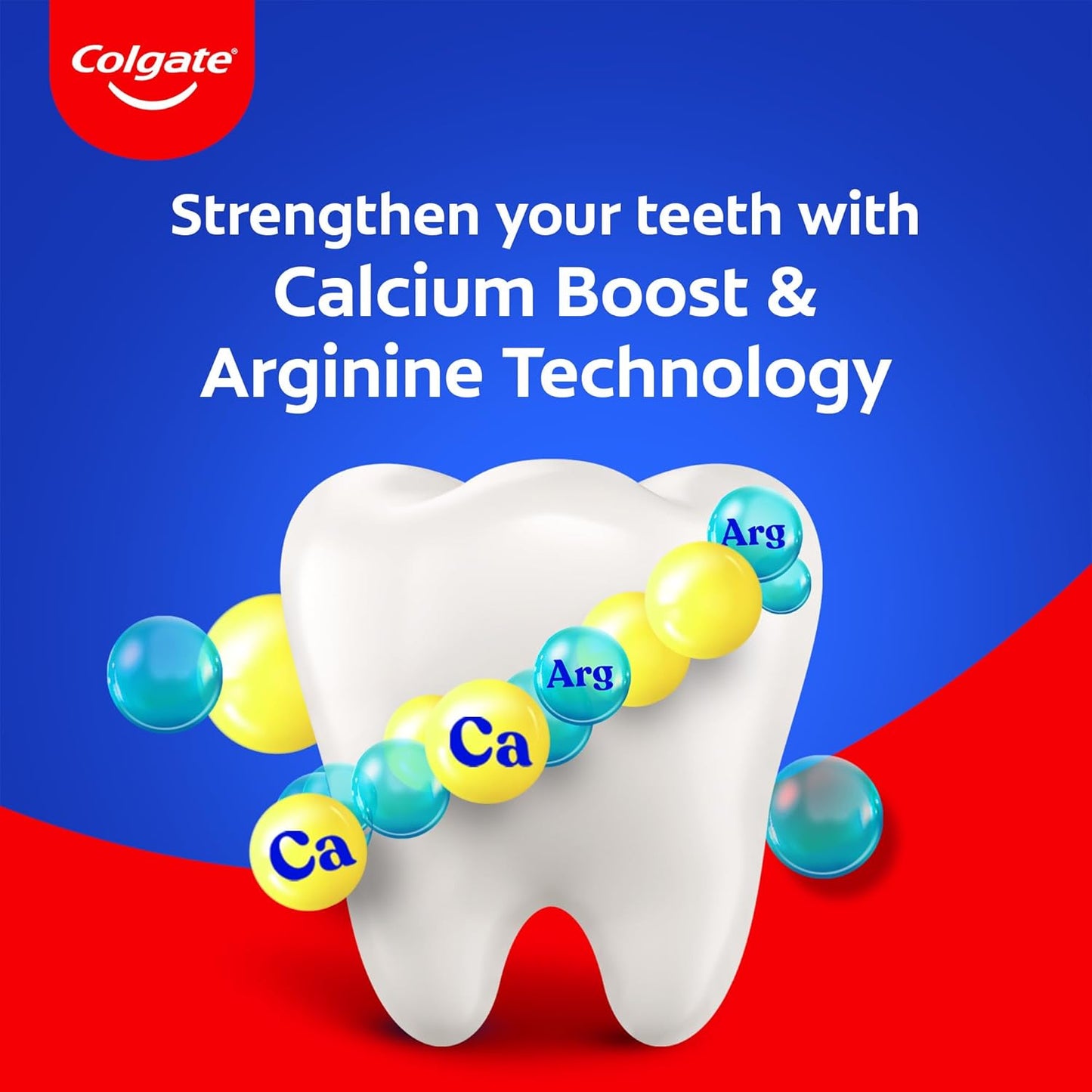 Roll over image to zoom in Colgate Strong Teeth, 100g, India' s No: 1 Toothpaste Brand, Calcium-boost Tooth Paste for 2X Stronger Teeth, Whitens Teeth, Fresh Breath & Prevents Cavities