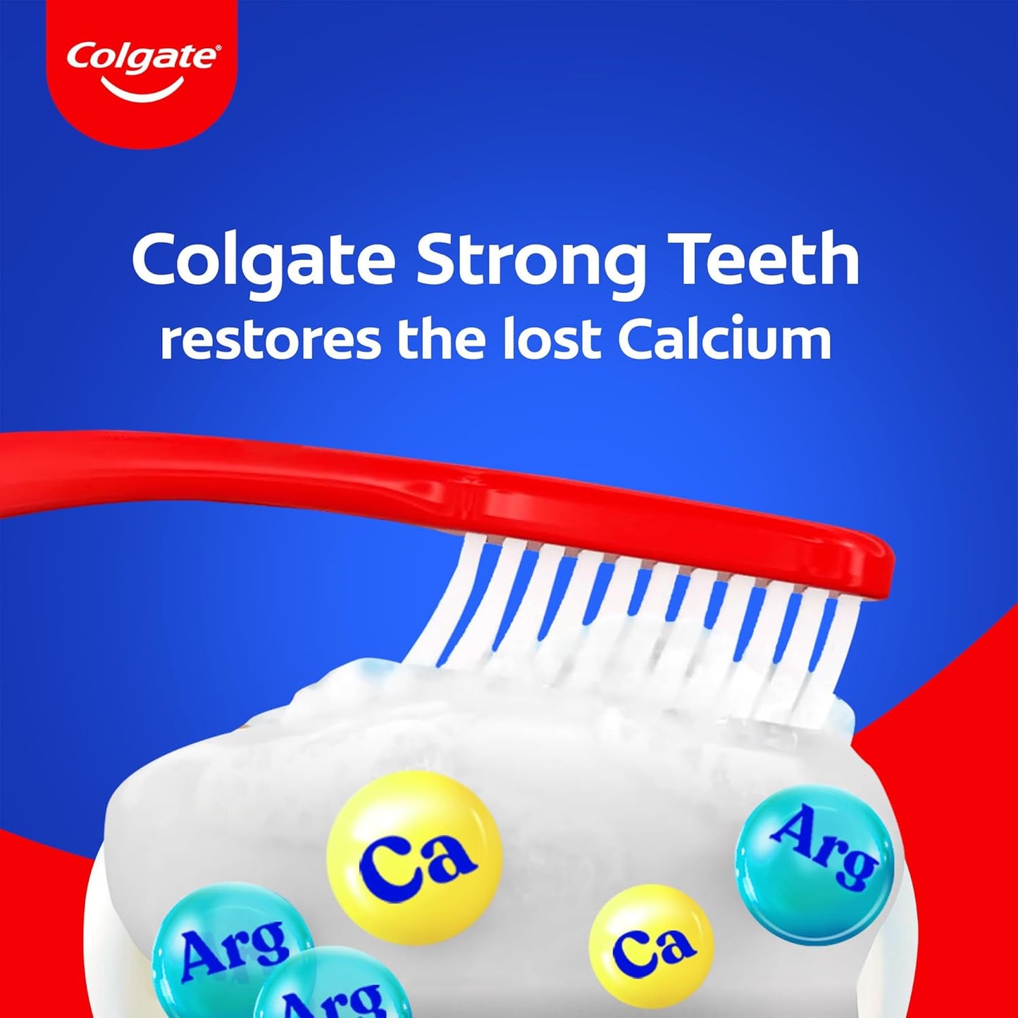 Colgate Strong Teeth, 200g, India s No: 1 Toothpaste Brand, Calcium-boost Tooth Paste for 2X Stronger Teeth, Whitens Teeth, Fresh Breath & Prevents Cavities
