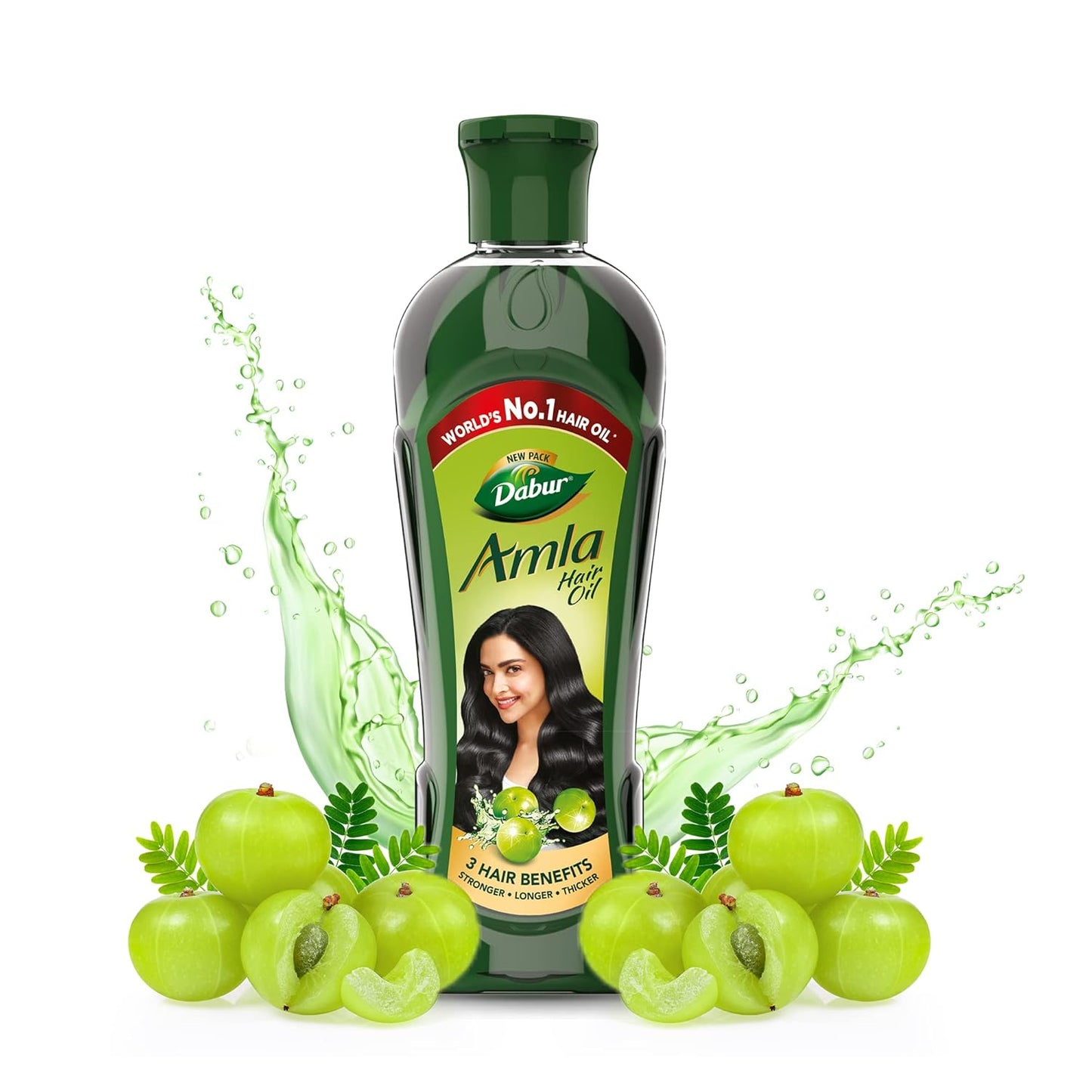 Dabur Amla Hair Oil - 65 ml | For Strong, Long and Thick hair | Nourishes Scalp | Controls Hair Fall, Strengthens Hair & Promotes Hair Growth