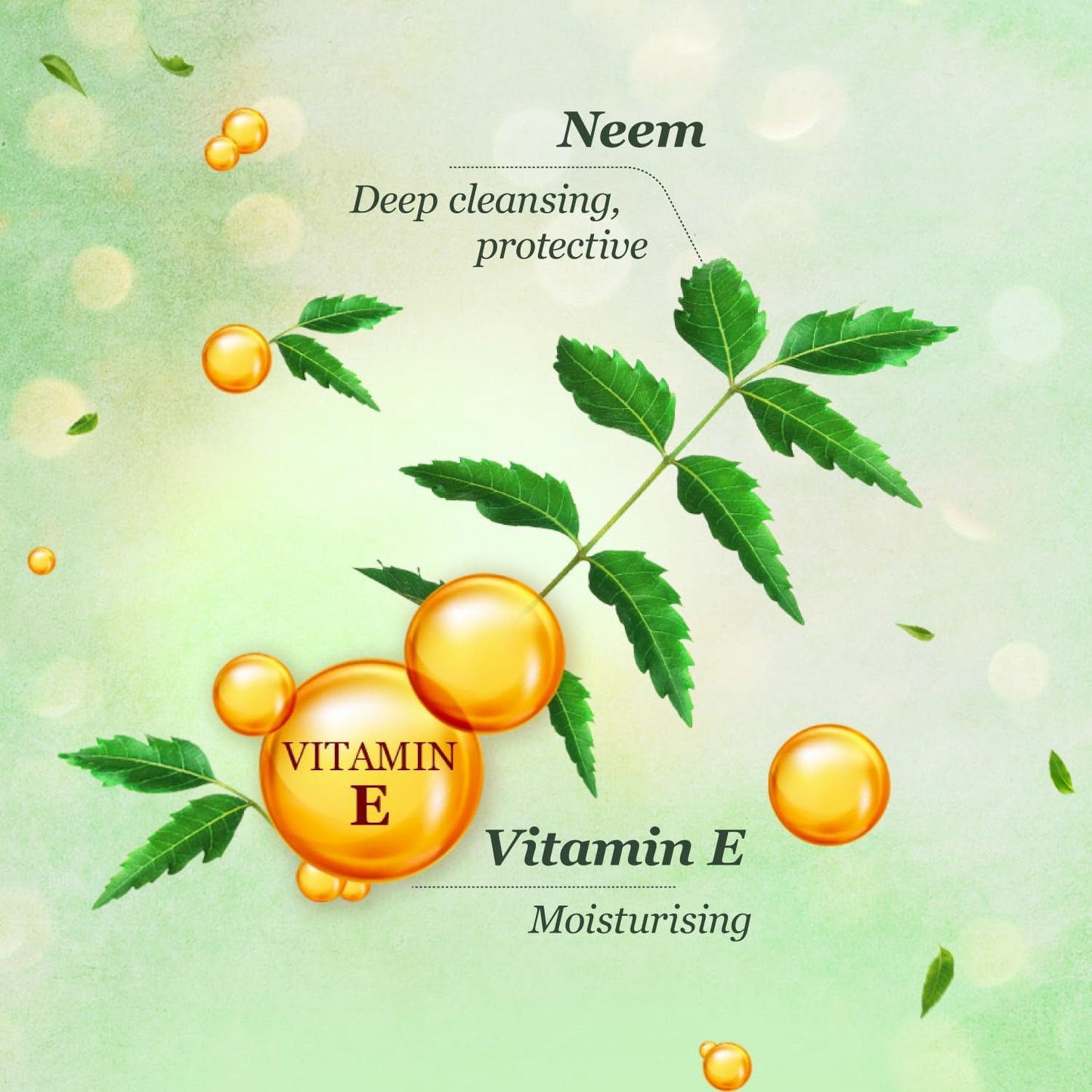 Margo Original Neem Soap 75g X 4, 300 gram | With Goodness of 1000 Neem Leaves | Infused with Vitamin E for moisturising