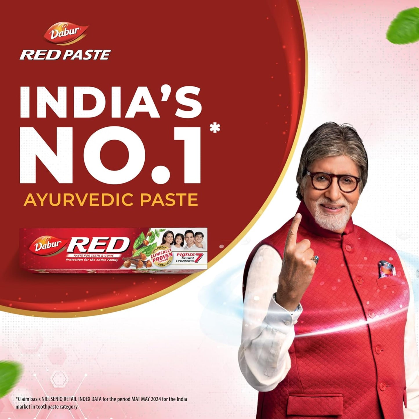 Dabur Red Toothpaste - 100g | Fluoride Free|