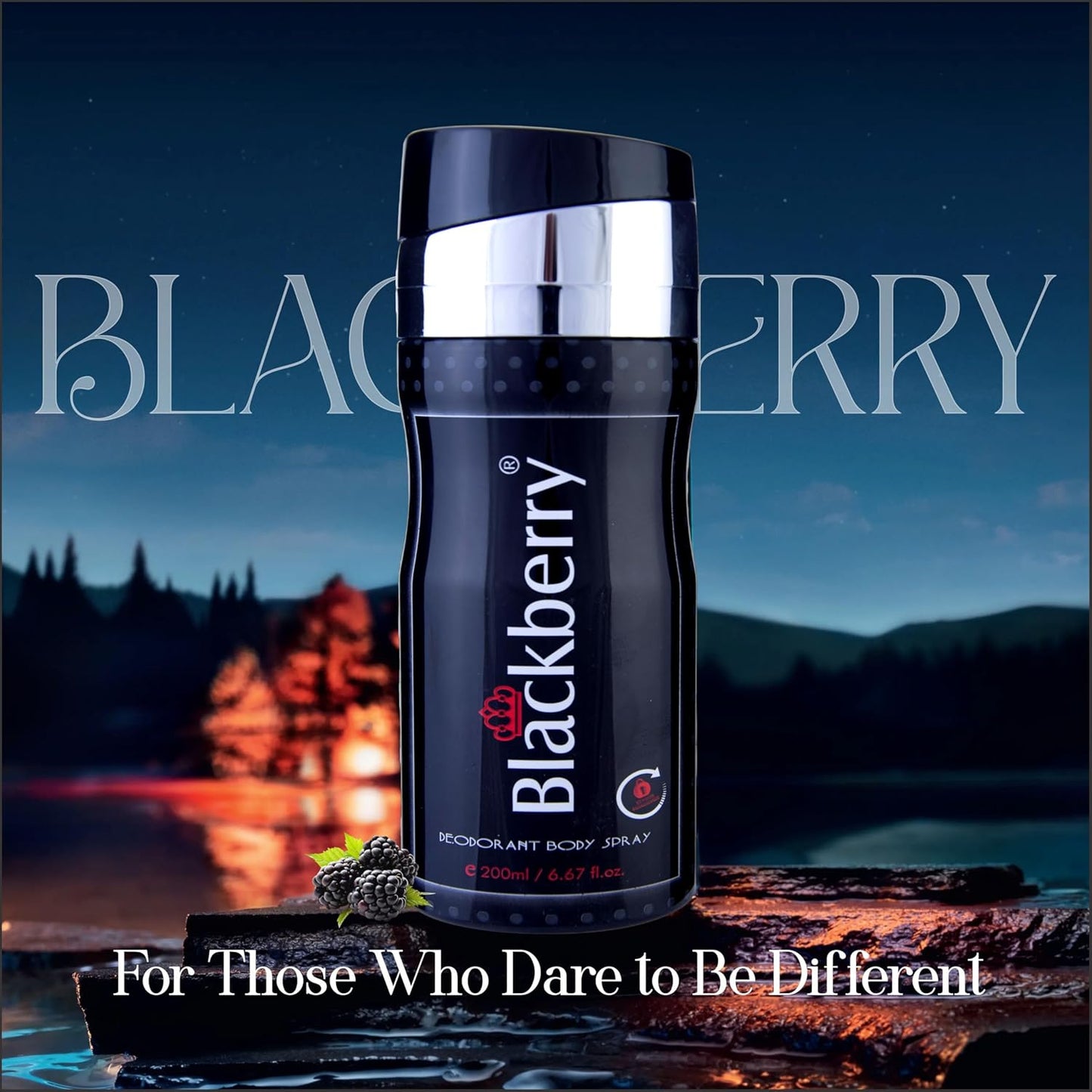 St Louis Blackberry Deodorant Body Spray For Men 200 ml Long-Lasting Fragrance | Deo as Ideal Gift for Birthdays, Anniversaries & Special Occasions |...