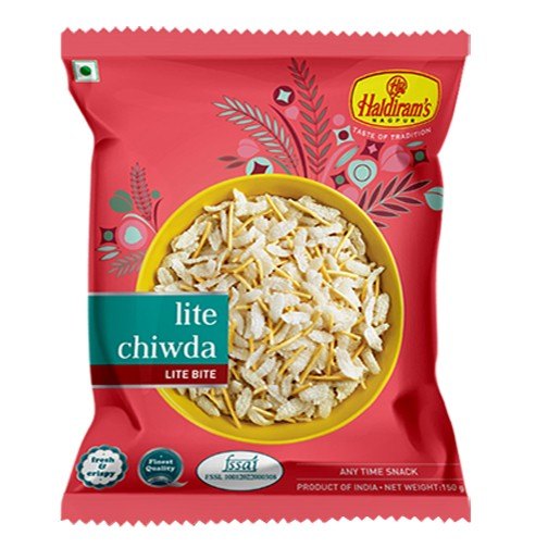 Haldiram Lite chiwda namkeen 200g packet