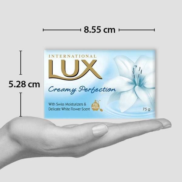 Lux International Creamy White Soap, 75g