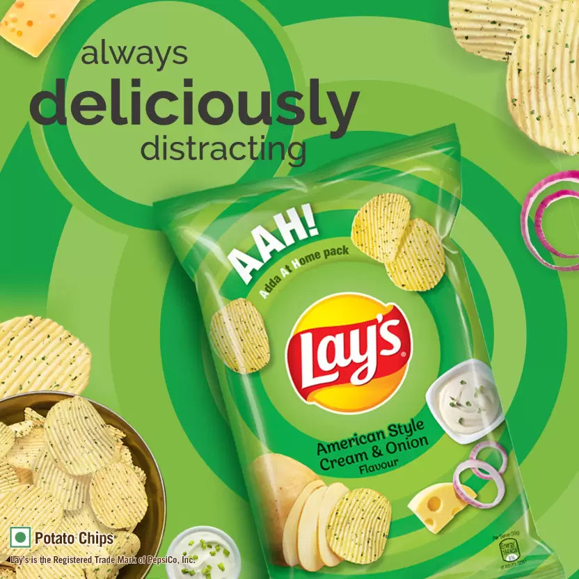 Lay's American Style Cream and Onion Chips