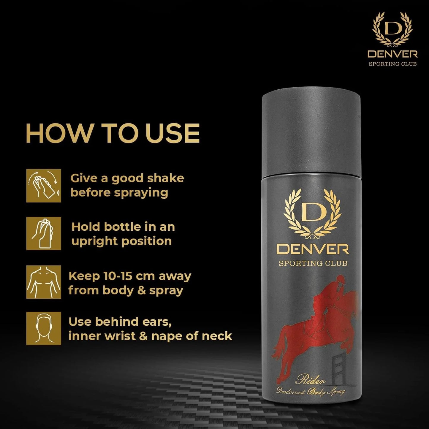 Denver Sporting Club Rider Eau Parfum 60ml & Rider Deo 165ml